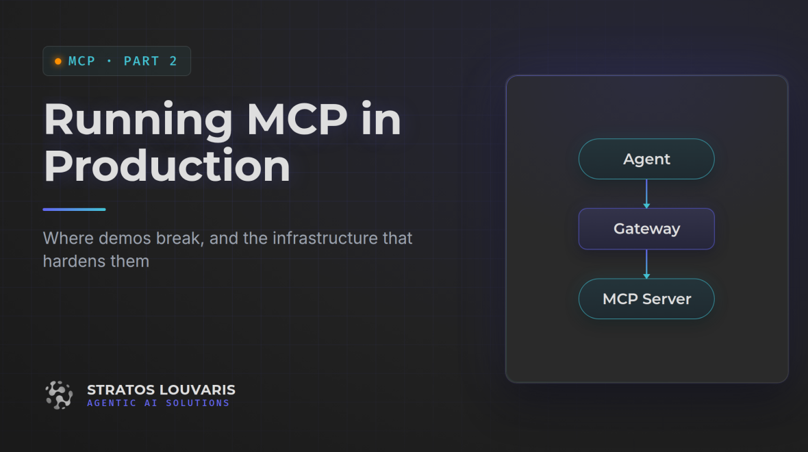 Running MCP in Production: Where Demos Break and How to Harden It (Part 2 of 2)