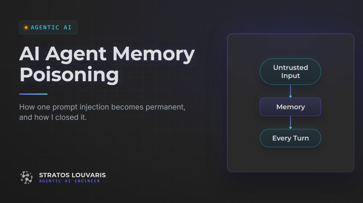 AI Agent Memory Poisoning: How One Prompt Injection Becomes Permanent